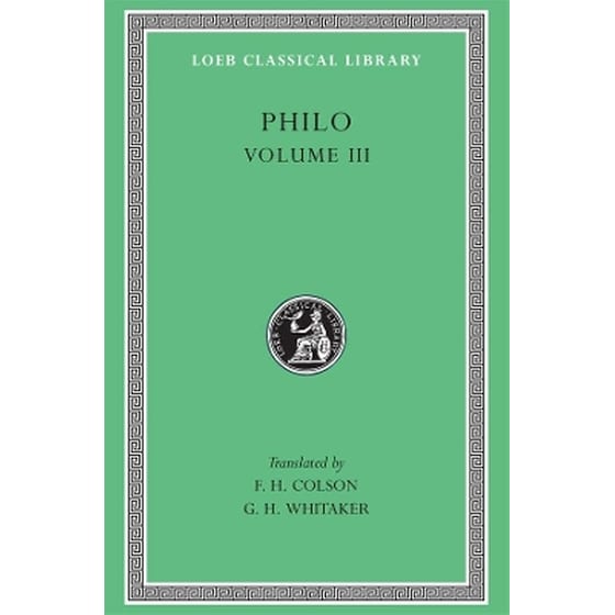 Philo, Volume III image 0