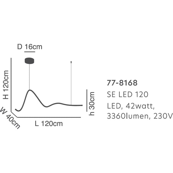 Φωτιστικό Οροφής Homelighting Krishna LED 3000K Αλουμίνιο 40x30cm - Μαύρο image 1