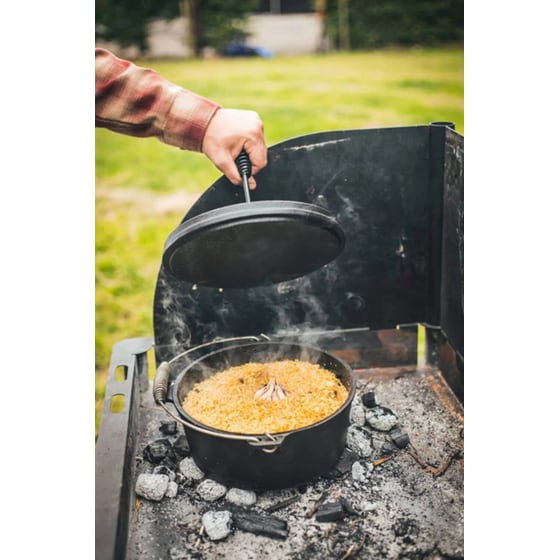 Μαντεμένια Γάστρα Dutch Oven THE WINDMILL TWM011 8.5 L Μαύρο image 6