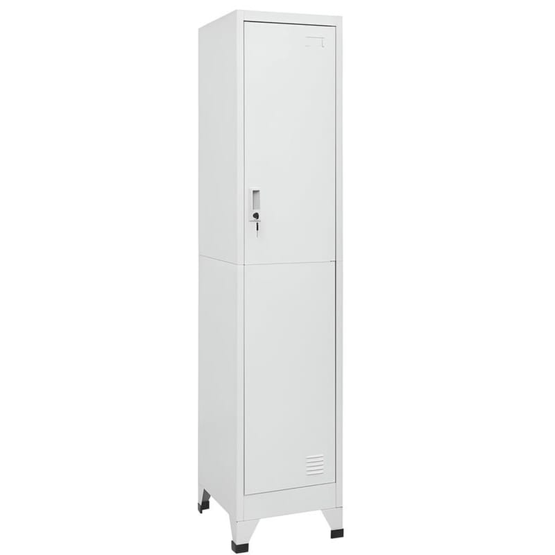 VIDAXL Φοριαμός VidaXL Μεταλλικός 38x45x180 cm - Λευκό