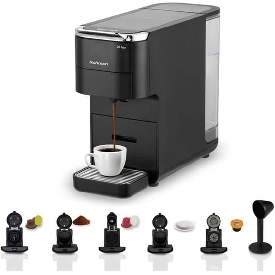 ROHNSON Multi Gusto R-98055 1545W 20bar Μηχανή Espresso image 5