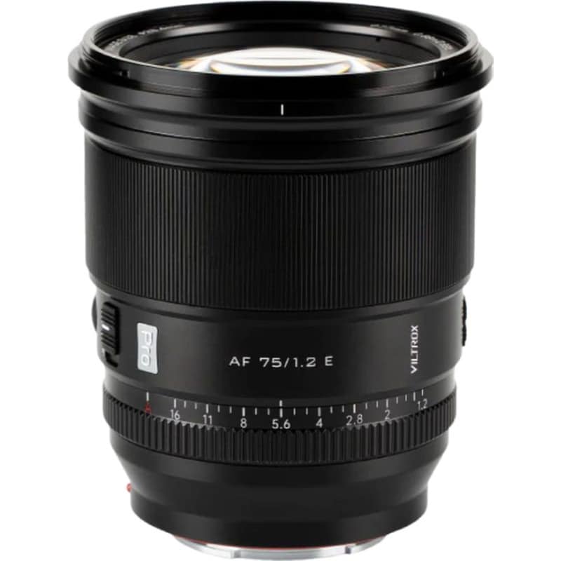 VILTROX Viltrox Crop Frame Φωτογραφικός Φακός 75mm f/1.2 Af Τηλεφακός για Sony E Mount