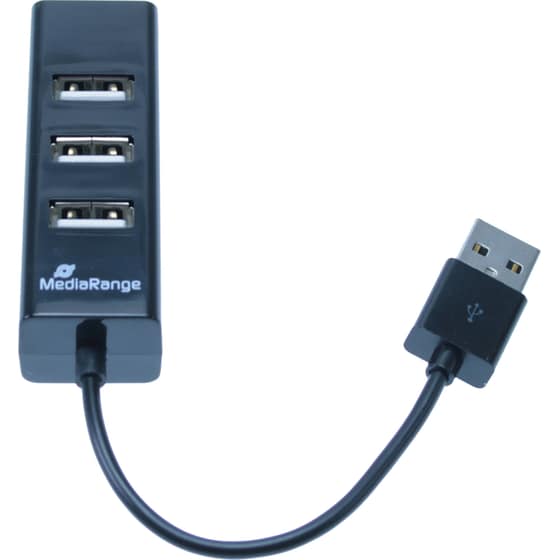MediaRange MRCS502 USB Hub 4-Port USB 2.0 συμβατό με USB-A image 0