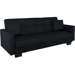 Τριθέσιος Καναπές Woodwell Kelso Ε9928.5 197x81cm - Μαύρο