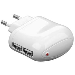 Φορτιστής Πρίζας Oem U42194 2x Usb 1A - White