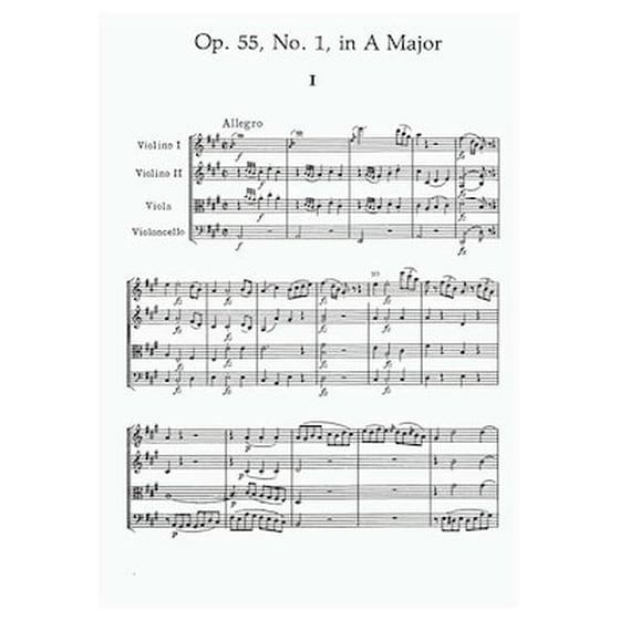 Βιβλίο Για Σύνολα Dover Publications Haydn - Twelve String Quartets Op. 55, 64, 71 image 4