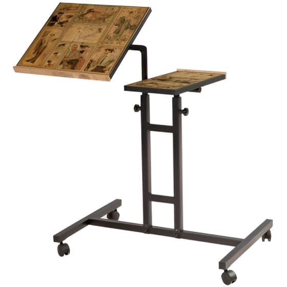 Γραφείο Υπολογιστή 24Mall Diverso από Μοριοσανίδα 67x45.5x87cm - Καφέ/Μαύρο image 0