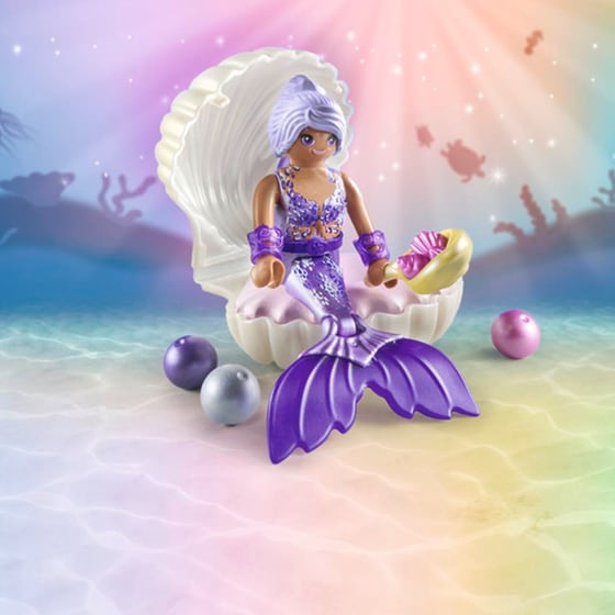 PLAYMOBIL® Princess Magic Γοργόνα με μαργαριταρένιο κοχύλι (71502) image 3
