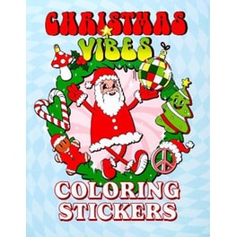 Christmas Vibes Coloring Stickers