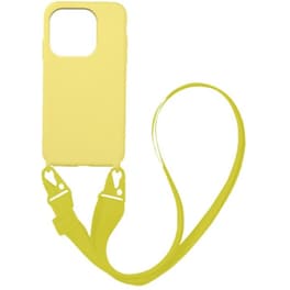 Θήκη Xiaomi Redmi 12C - Sonique Carryhang Liquid Silicone Strap - Κίτρινο