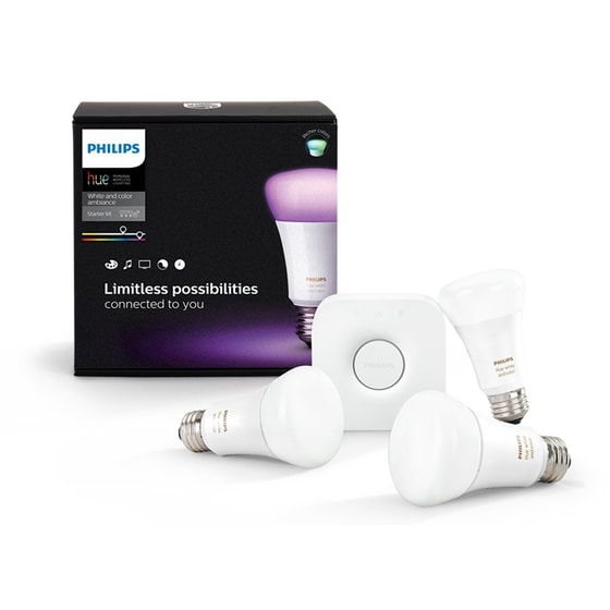 Έξυπνη Λάμπα Philips Hue White & Color Ambiance Starter Kit A19 image 0