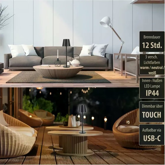 Μεταλλικό Πορτατίφ LED Addliving 3234 image 1