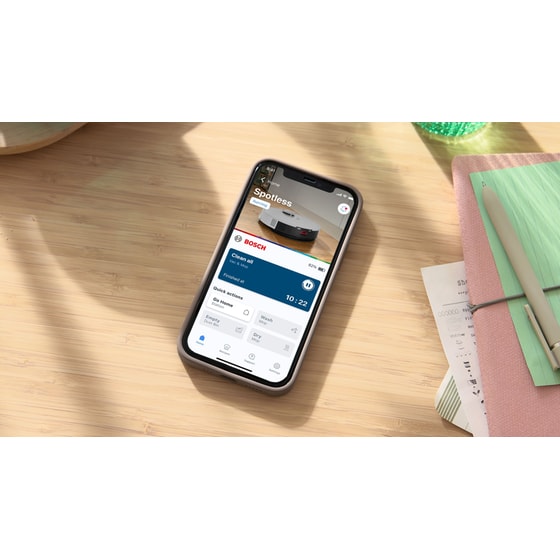 BOSCH SPOTLESS ADVANCED+ BCRD2W για Σκούπισμα και Σφουγγάρισμα Λευκό Σκούπα Ρομπότ image 4