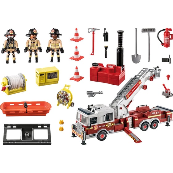 PLAYMOBIL® City Action US Tower Ladder: Πυροσβεστικό όχημα (70935) image 2