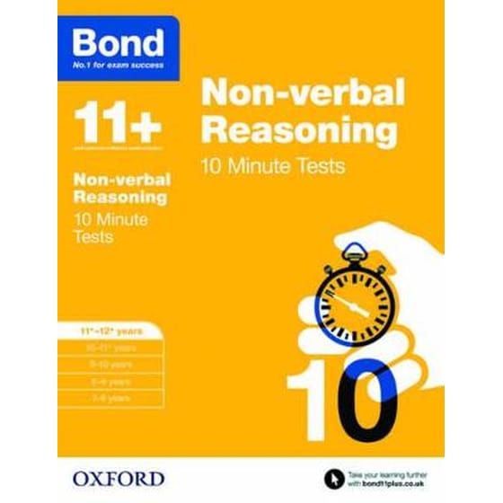 Bond 11+: Non-verbal Reasoning: 10 Minute Tests image 0