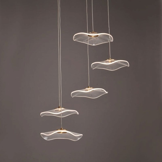 Φωτιστικό Οροφής Led Aca Ninfea Zm34ledp55br Μεταλλικό/Ακρυλικό - Διάφανο/Λευκό image 2