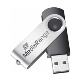 MediaRange MR911 32GB USB 2.0 Μαύρο/Ασημί