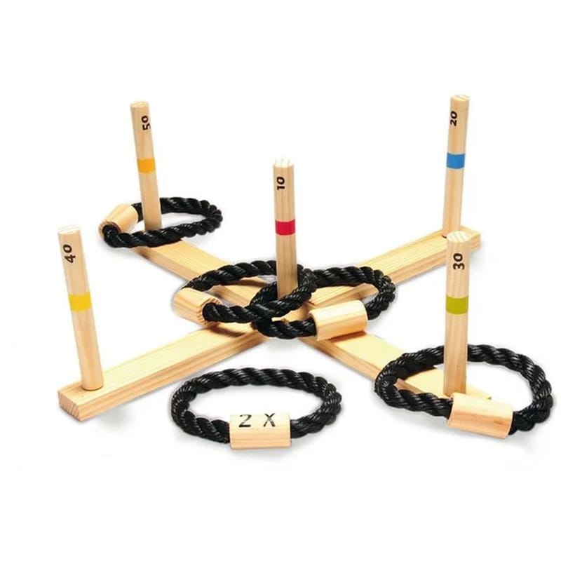 Ξύλινο Παιχνίδι Με Κρίκους Bs Toys Ring Toss