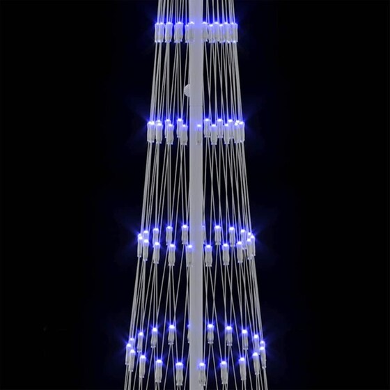 Vidaxl Led Χριστουγεννιάτικο Δέντρο Μπλε 250 Cm Μέταλλο image 5