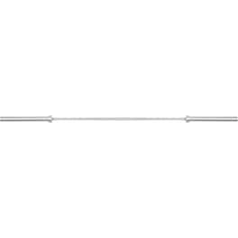 Ίσια Μπάρα Amila 80047 Ολυμπιακού Τύπου 50mmx220cm 20kg από Επιχρωμιωμένο Ατσάλι χωρίς Κολάρα