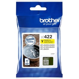 Brother LC422Y Κίτρινο Μελάνι Εκτυπωτή (BROLC422Y)
