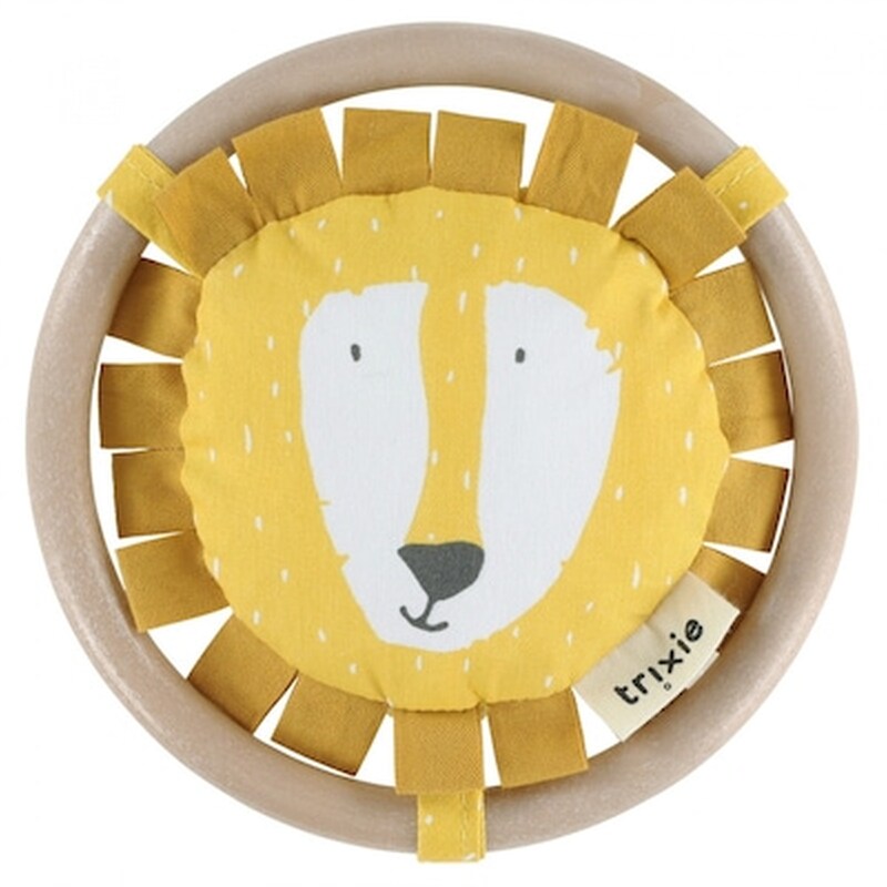 Trixie Βρεφική Κουδουνίστρα Με Κρίκο – Mr. Lion 77221