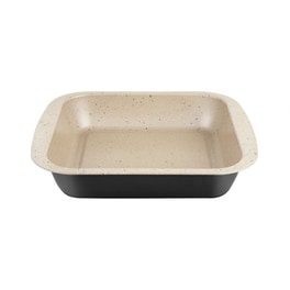 Ταψί PAL GRANITE 31 x 28 cm Μαύρο Μπεζ