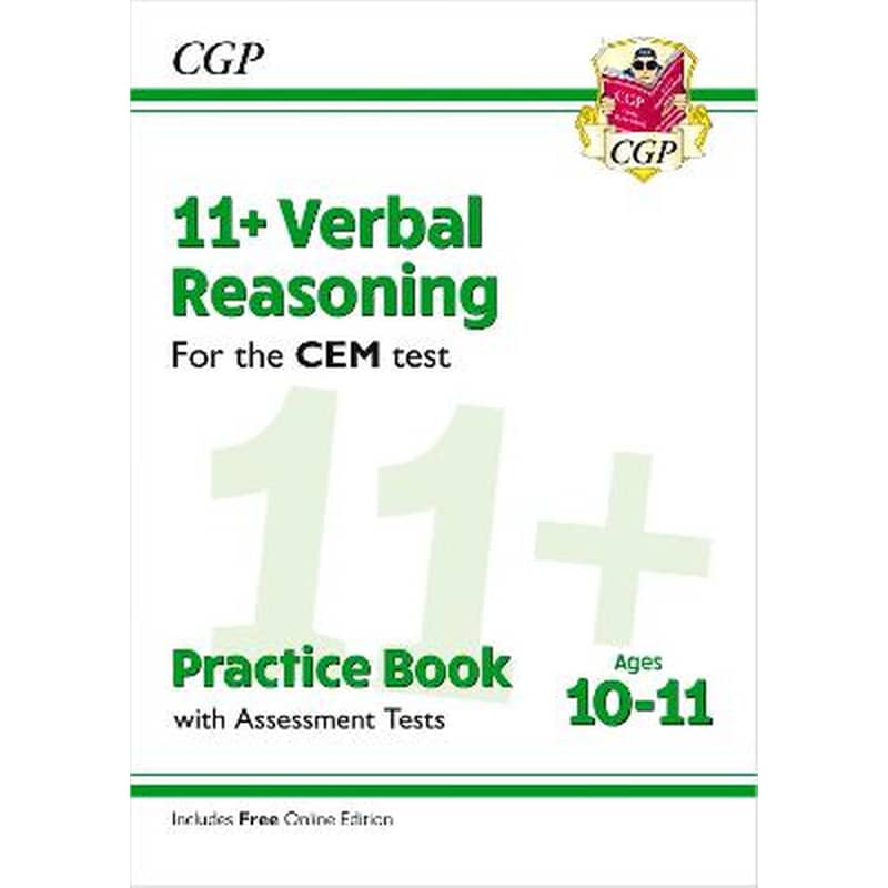 11+ CEM Verbal Reasoning Practice Book Assessment Tests - Ages 10-11 (with Online Edition)