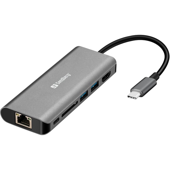 Docking Station Sandberg 136-18 6-Port USB 3.0 συμβατό με USB-C image 0