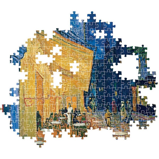 Παζλ Clementoni Museum Collection Van Gogh: Καφέ τη Νύχτα - Compact Box (1000 Κομμάτια) image 2