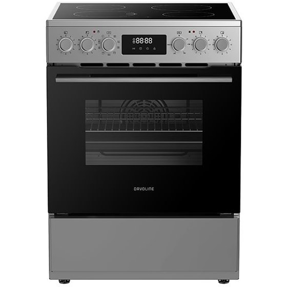 DAVOLINE CMFXS 1100 IX 70 Lt Inox Ηλεκτρική Κουζίνα Κεραμική image 0
