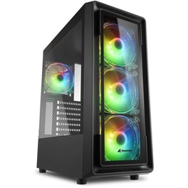 Κουτί Desktop Sharkoon TK4 RGB Gaming Midi Tower - Μαύρο