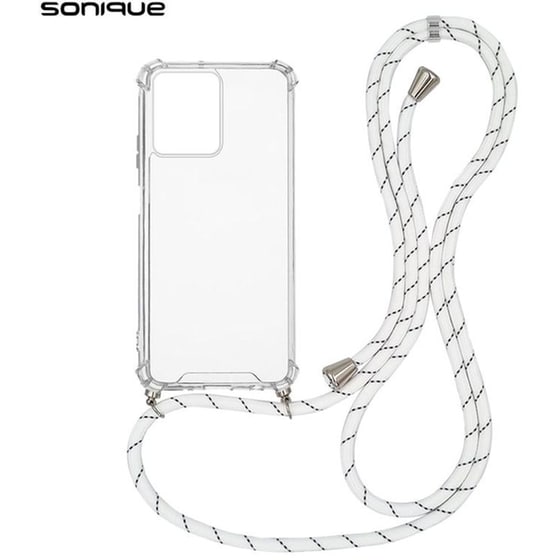 Θήκη  Xiaomi Redmi 13C 4G - Sonique Armor Clear Με Κορδόνι - Πολύχρωμο image 0