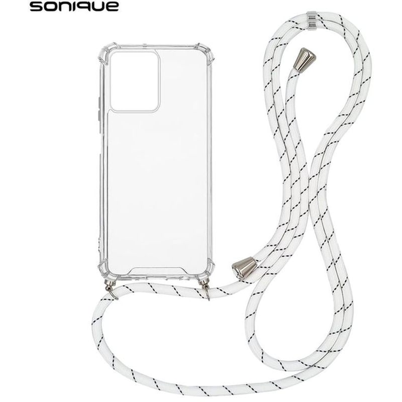 Θήκη Xiaomi Redmi 13C 4G - Sonique Armor Clear Με Κορδόνι - Πολύχρωμο