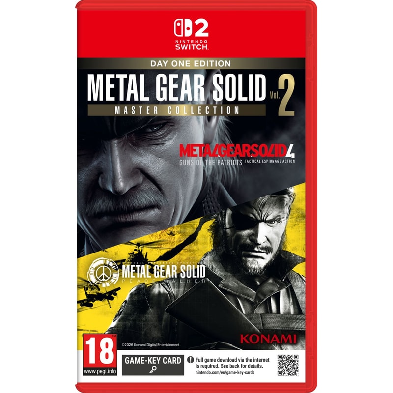 Metal Gear Solid: Master Collection Vol. 2 Day One Edition (Game Key Card) - Nintendo Switch 2