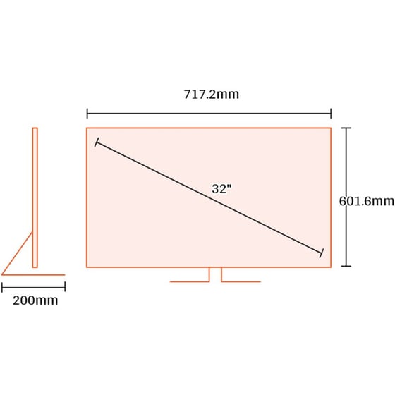 Samsung M90SF Monitor 32"  4K Ultra HD OLED Flat  165Hz 0.03ms image 2
