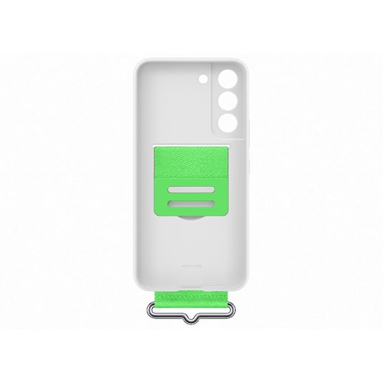 Θήκη Samsung Galaxy S22 - Samsung Silicone Cover with Strap - White image 3