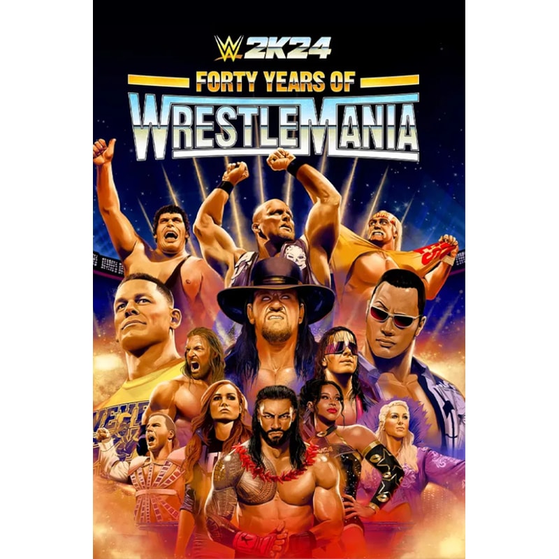 2K GAMES WWE 2K24 40 Years of WrestleMania Edition - PC