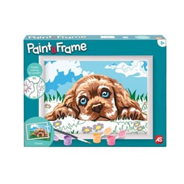 AS Company Paint & Frame Ζωγραφίζω Με Αριθμούς Loving Puppy