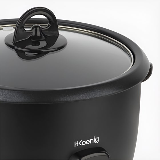 H.KOENIG ORYZA8 700 W 1.8 L Μαύρο Βραστήρας Ρυζιού image 4
