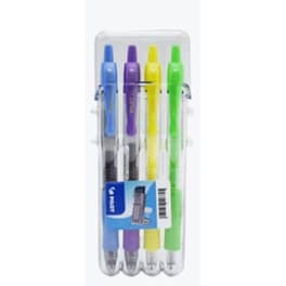 Στυλό Gel Pilot G-2 1.0 mm Μπλε (4 Τεμάχια)