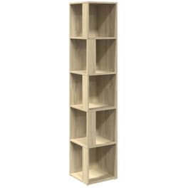 Βιβλιοθήκη VidaXL από Μοριοσανίδα 33x33x164.5 cm - Μπεζ