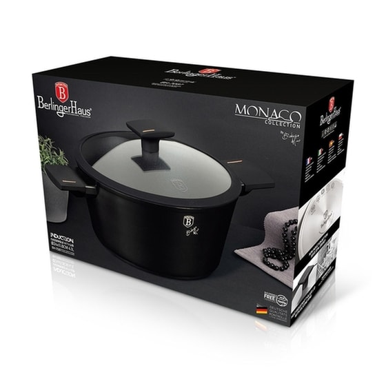 Κατσαρόλα BERLINGER HAUS BH7087N 24 cm 4.1 L Μαύρο image 1