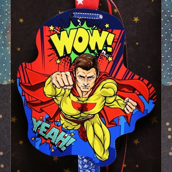 Λαμπάδα&nbsp;Synchronia&nbsp;Κάδρο&nbsp;Super&nbsp;Hero&nbsp;Wow image 3