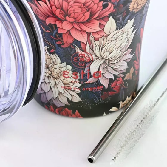 Ποτήρι Θερμός Estia Midnight Blossom 350ml image 3