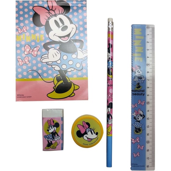 Σχολικό Σετ & Μπλοκάκι Σημειώσεων Gim Minnie image 1