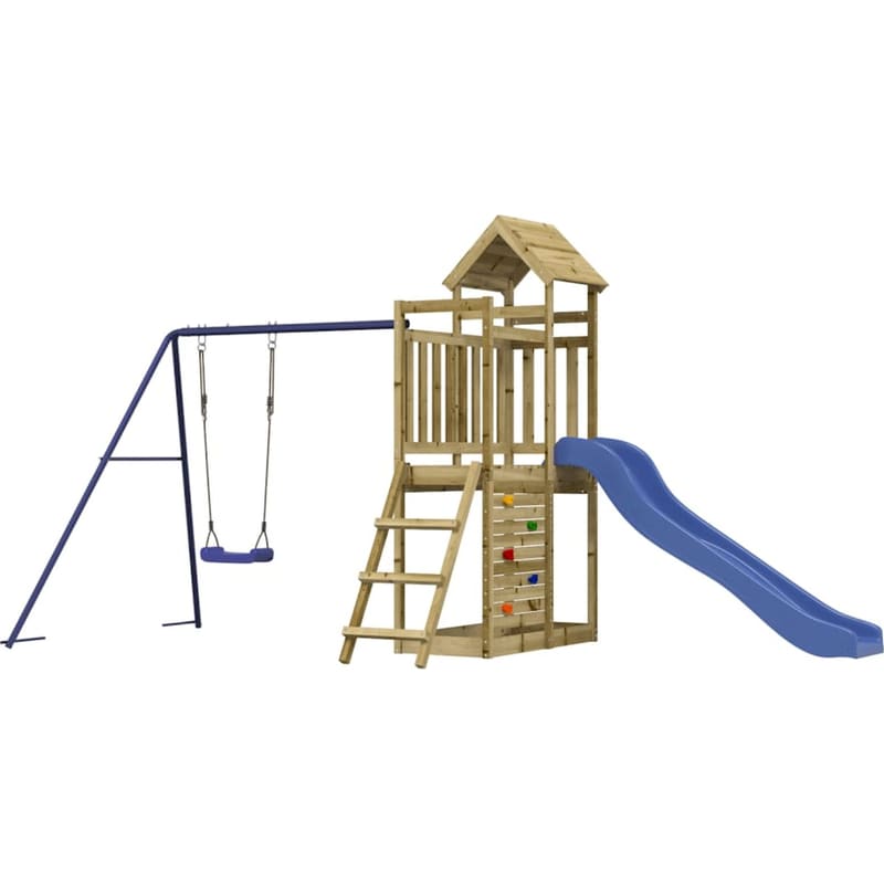 VIDAXL VidaXL Παιδική Χαρά Εξωτερικού Χώρου από Εμποτισμένο Ξύλο Πεύκου