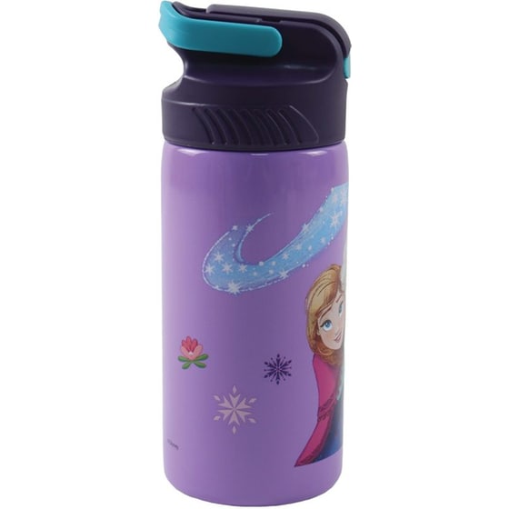 Παιδικό Παγούρι GIM με Καλαμάκι Frozen 500 ml image 3