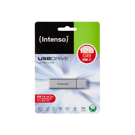 Intenso Ultra Line 128GB USB 3.0 Stick Ασημί image 2
