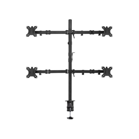 Βάση Οθόνης 10"- 32" Ewent Quadruple Monitor Support  Μαύρο image 0